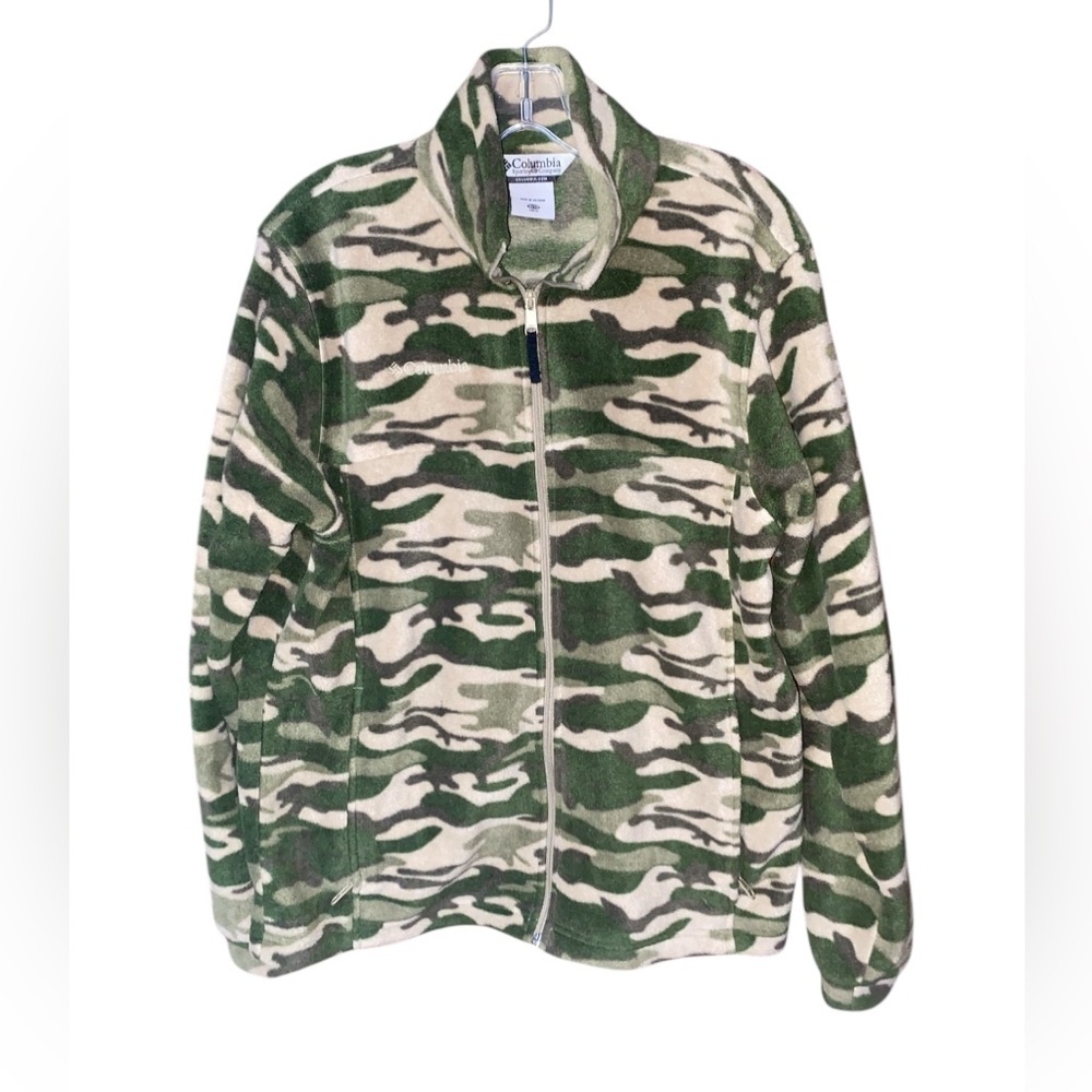 Columbia Camo fleece jacket. 18/20 youth